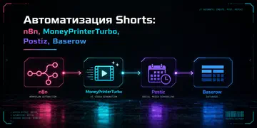 Автоматизация Shorts: n8n, MoneyPrinterTurbo, Postiz, Baserow - 1